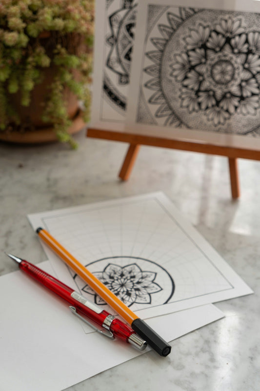 white printer paper with drawing